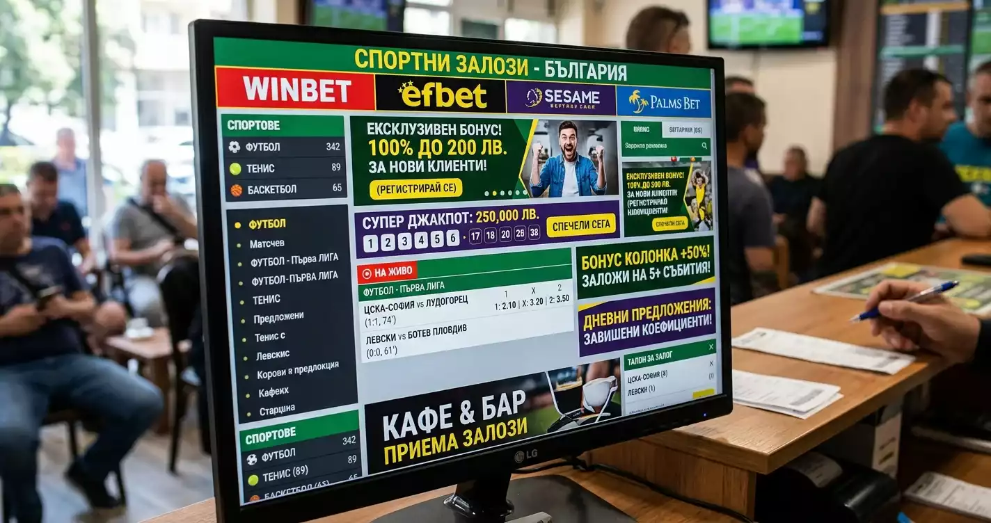 Наситен с промоции български букмейкърски пазар на екран