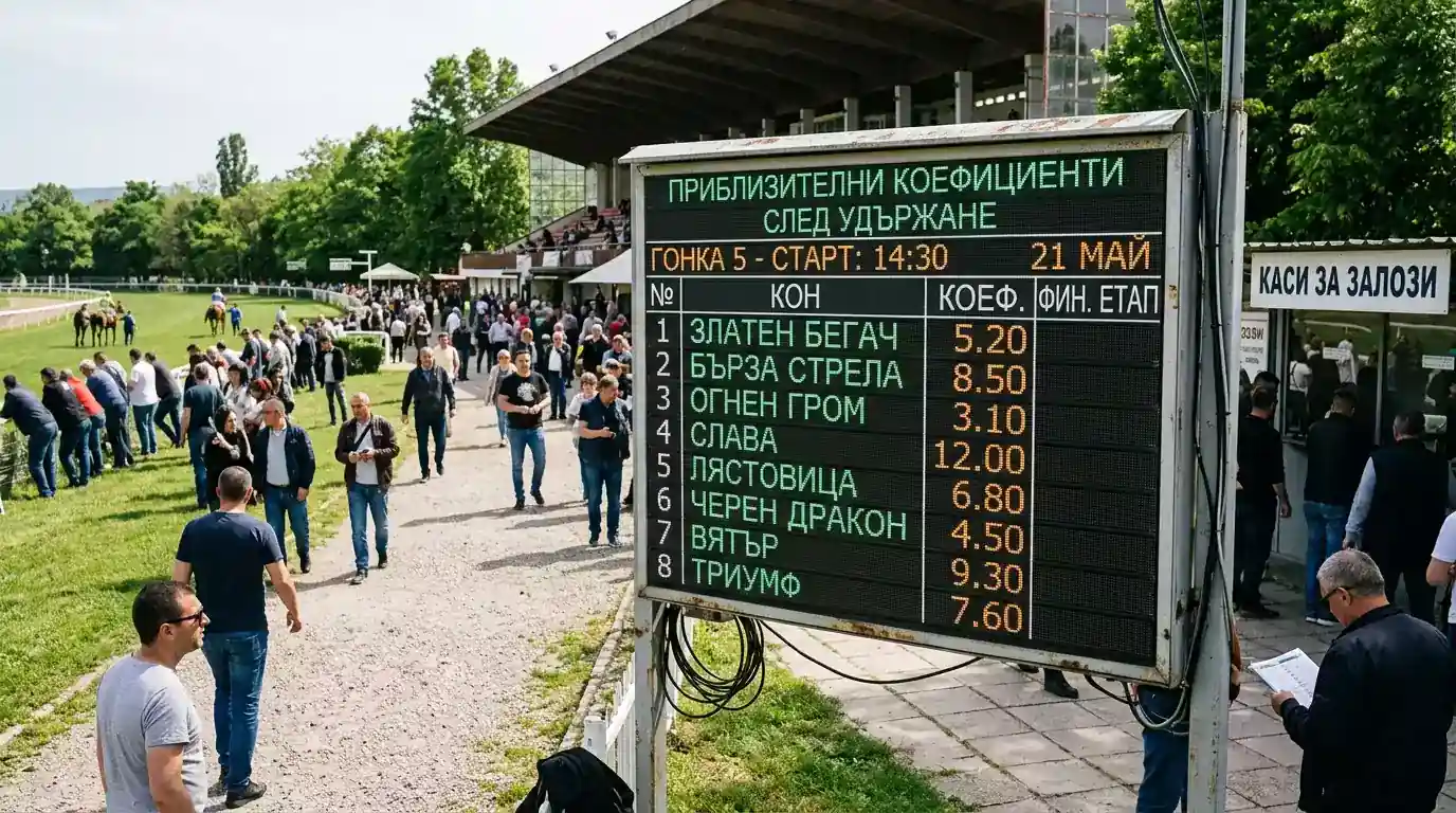 Тото табло с приблизителни коефициенти след удръжката от пула